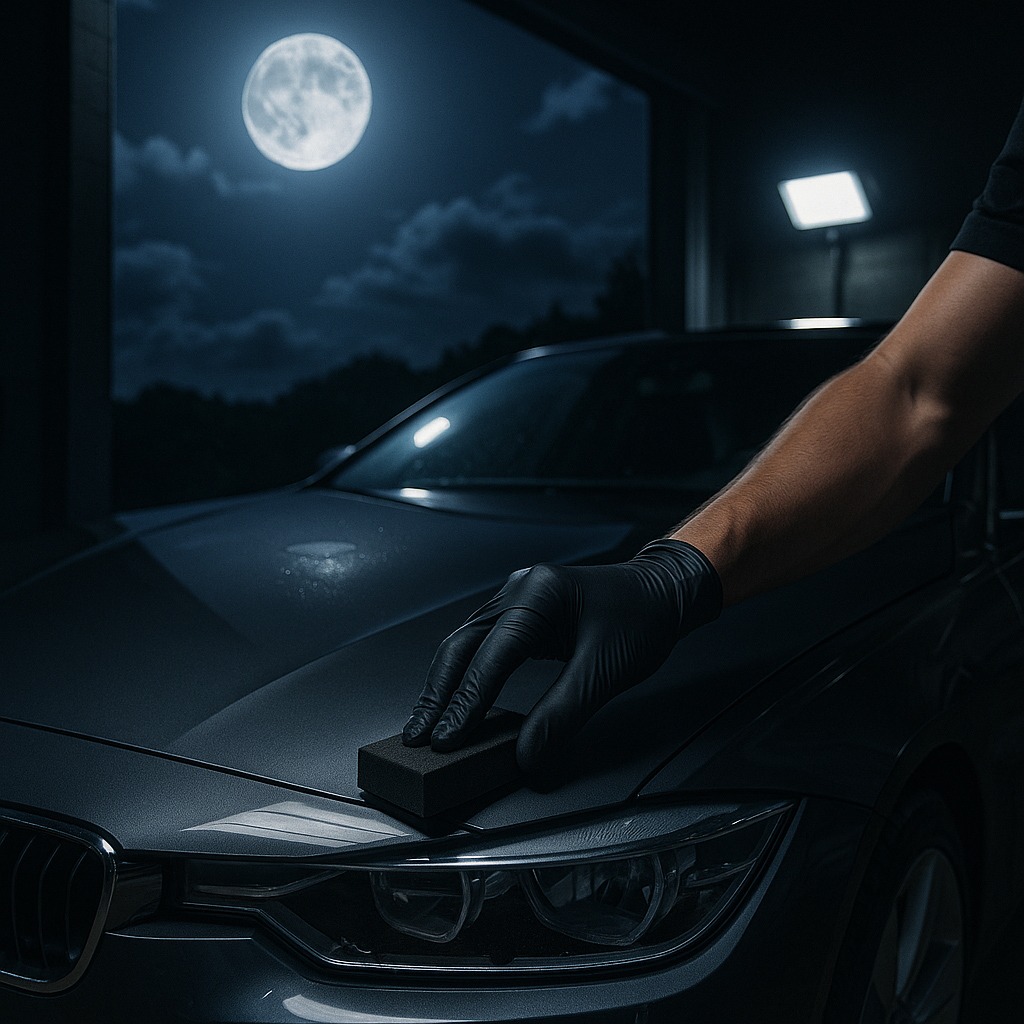 午夜洗車學：為什麼夜晚才是最適合鍍膜的時刻？